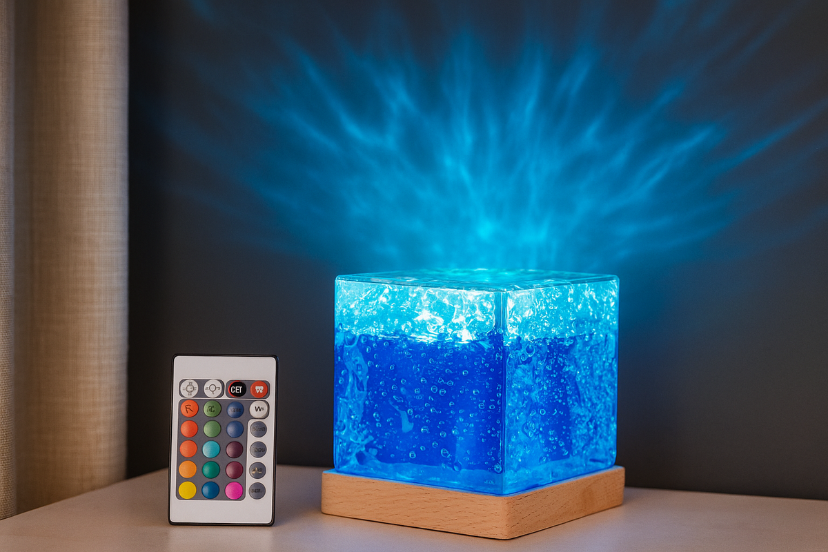 🌊 DreamWave™ – A Sea of Calm in Every Glow Ocean Wave Projector Night Lamp