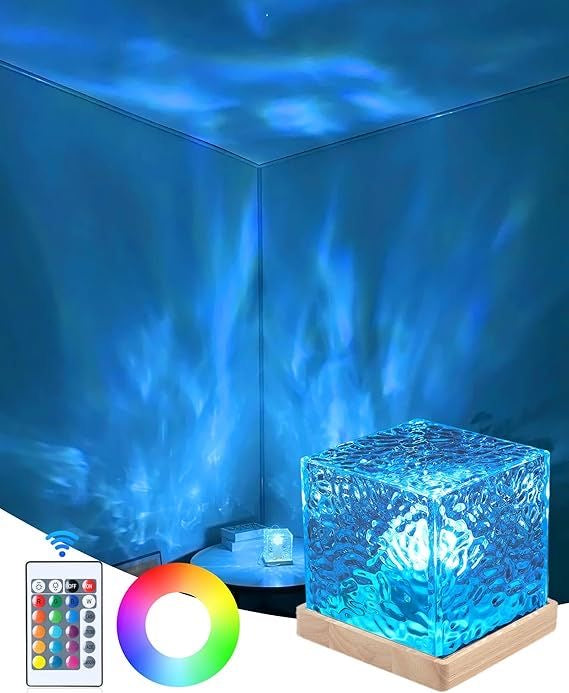 🌊 DreamWave™ – A Sea of Calm in Every Glow Ocean Wave Projector Night Lamp